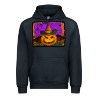 Navy jack o' lantern pumpkin Urban Hoodie - Jasminsmagicworld