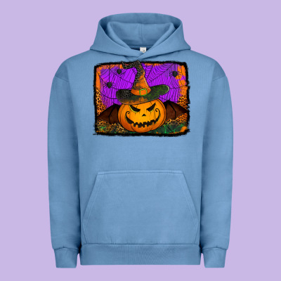 Jack O' Lantern Pumpkin Urban Hoodie Designed By Jasminsmagicworld