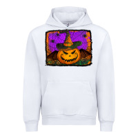White jack o' lantern pumpkin Urban Hoodie - Jasminsmagicworld