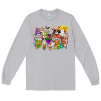Moon Dust Halloween Western Boo Coffee Cups Long Sleeve Tee - CowhideDigitalArt