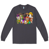 Smoke Halloween Western Boo Coffee Cups Long Sleeve Tee - CowhideDigitalArt