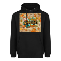 Black Pumpkin spice junkie Heavyweight Hoodie - RanaPortraitStore