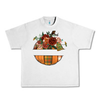 Lunar Rock customize floral pumpkin Urban Heavy Tee - BundleAndBundleShop