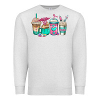 Oatmeal Heather cna nurse coffee cups Premium Sweatshirt - Jasminsmagicworld