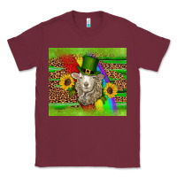 Burgundy st patricks sheep sunflowers rainbow serape leopard glitter Classic Tee - Artiststas
