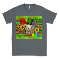Charcoal Heather st patricks sheep sunflowers rainbow serape leopard glitter Classic Tee - Artiststas