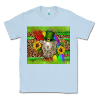 Dusty Blue st patricks sheep sunflowers rainbow serape leopard glitter Classic Tee - Artiststas