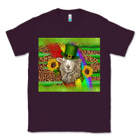 Plum st patricks sheep sunflowers rainbow serape leopard glitter Classic Tee - Artiststas