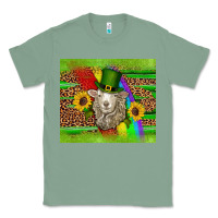 Sage st patricks sheep sunflowers rainbow serape leopard glitter Classic Tee - Artiststas