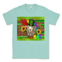 Seafoam st patricks sheep sunflowers rainbow serape leopard glitter Classic Tee - Artiststas