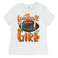 Football Kinda Girl Ladies Tee | Teevron