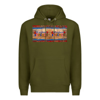 Army Green all american teacher 15oz mug Premium Hoodie - Artiststas