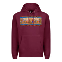 Burgundy all american teacher 15oz mug Premium Hoodie - Artiststas