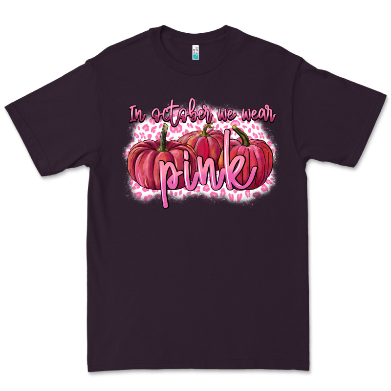 In October We Wear Pink Breast Cancer Premium Tee by FaDigitalArtStudio | Teevron