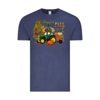 Vintage Denim Happy Fall Y'all Vintage Tee - BundleAndBundleShop