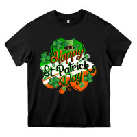 Black Happy St. Patrick's Day Heavy Core Tee - CowGirlArtShop
