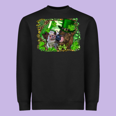St. Patricks Day Heifers Heavyweight Sweatshirt Designed By Ranaportraitstore
