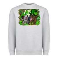 Heather Grey st. patricks day heifers Heavyweight Sweatshirt - RanaPortraitStore