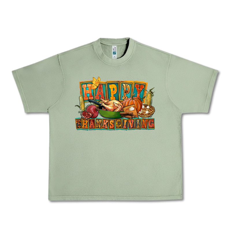 Happy Thanksgiving Urban Heavy Tee by FaDigitalArtStudio | Teevron