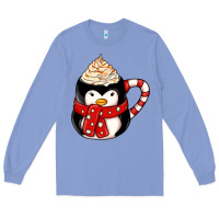 Colony Blue coffee cups animal Long Sleeve Tee - CowhideDigitalArt