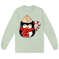 Matcha coffee cups animal Long Sleeve Tee - CowhideDigitalArt