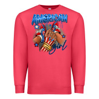 Cardinal Afro american girl sneakers Premium Sweatshirt - RanaPortraitStore