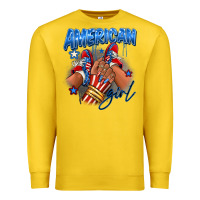 Lemon Afro american girl sneakers Premium Sweatshirt - RanaPortraitStore