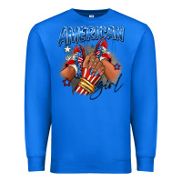 True Royal Afro american girl sneakers Premium Sweatshirt - RanaPortraitStore