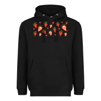Black strawberry Heavyweight Hoodie - Jasminsmagicworld