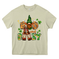 Mossy St. Patrick's Bad and boozy with gnome Heavy Core Tee - HowdyJamesFarm