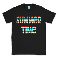 Black summer time serape doodle Classic Tee - CowCowDesign