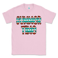 Bubblegum Pink summer time serape doodle Classic Tee - CowCowDesign