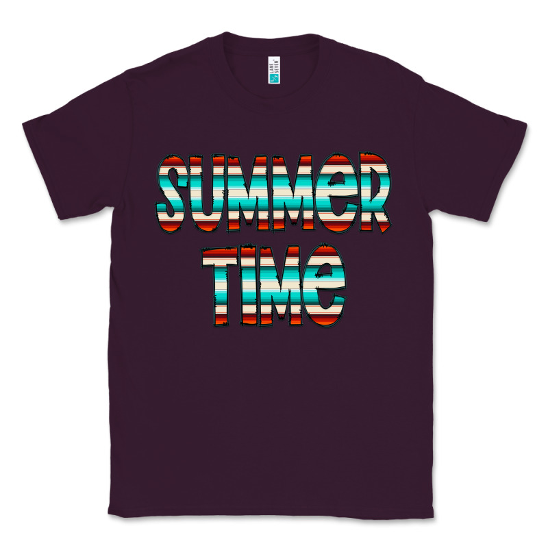 Summer Time Serape Doodle Classic Tee by CowCowDesign | Teevron