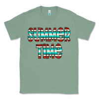 Sage summer time serape doodle Classic Tee - CowCowDesign