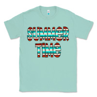 Seafoam summer time serape doodle Classic Tee - CowCowDesign