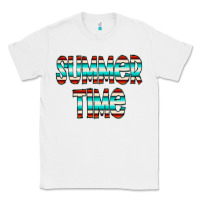 White summer time serape doodle Classic Tee - CowCowDesign