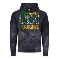 Cloud Black Half Irish All Trouble Vintage Hoodie - CowhideDigitalArt