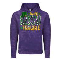 Cloud Purple Half Irish All Trouble Vintage Hoodie - CowhideDigitalArt