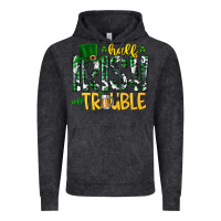 Vintage Black Half Irish All Trouble Vintage Hoodie - CowhideDigitalArt