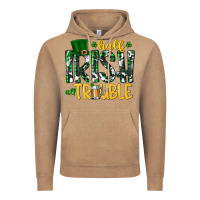 Vintage Coffee Half Irish All Trouble Vintage Hoodie - CowhideDigitalArt