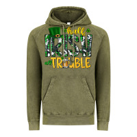 Vintage Olive Half Irish All Trouble Vintage Hoodie - CowhideDigitalArt
