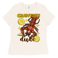 Bone mardi gras crawfish dude Ladies Tee - FaDigitalArtStudio