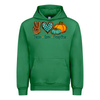 Emerald peace love pumpkins Urban Hoodie - Jasminsmagicworld