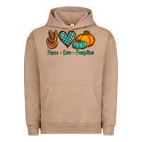 Pigment Burro peace love pumpkins Urban Hoodie - Jasminsmagicworld