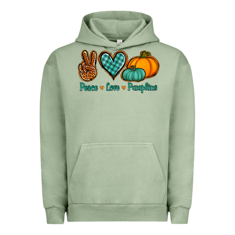 Peace Love Pumpkins Urban Hoodie by Jasminsmagicworld | Teevron