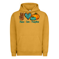 Pigment Peanut Butter peace love pumpkins Urban Hoodie - Jasminsmagicworld
