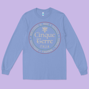 Cinque Terre Italia Gift For Italian Mediterranean Travelers T Shirt Long Sleeve Tee Designed By Baomotion