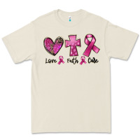 Bone Love Faith cure Breast Cancer Premium Tee - FaDigitalArtStudio
