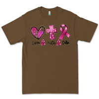 Cacao Love Faith cure Breast Cancer Premium Tee - FaDigitalArtStudio