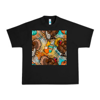 Black thanksgiving turkey seamless pattern Urban Heavy Tee - BundleAndBundleShop